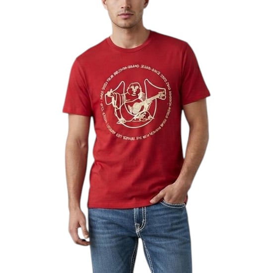True Religion 108038 Mens T Shirts Short Sleeve Casual Cotton Summer Soft Top - Image 1