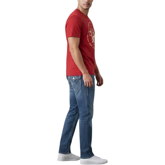 True Religion 108038 Mens T Shirts Short Sleeve Casual Cotton Summer Soft Top - Image 2