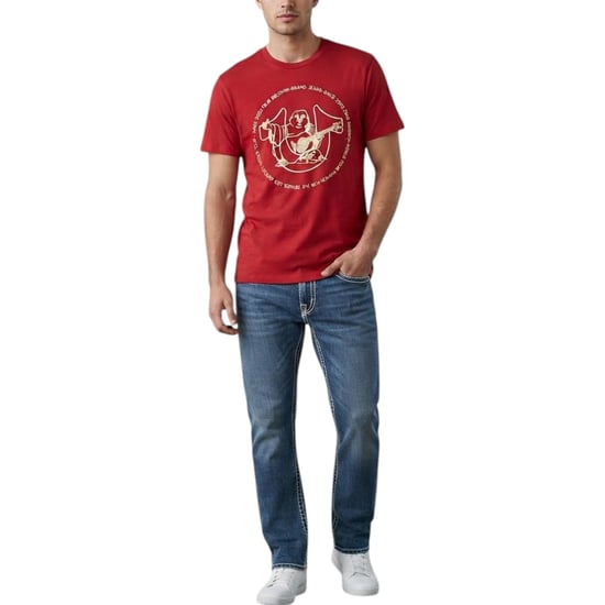 True Religion 108038 Mens T Shirts Short Sleeve Casual Cotton Summer Soft Top - Image 3