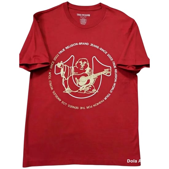True Religion 108038 Mens T Shirts Short Sleeve Casual Cotton Summer Soft Top - Image 4