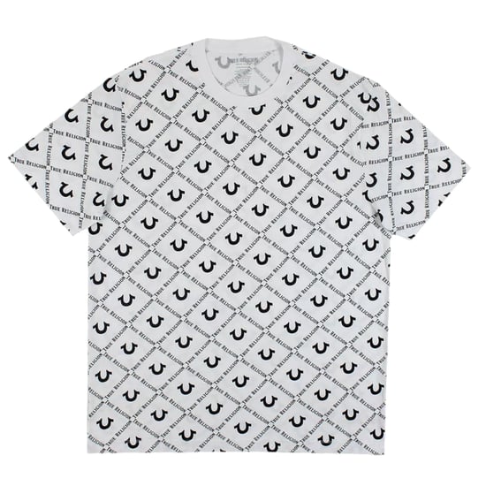 True Religion 108050 Mens T Shirts Short Sleeve Dimond HS AO Print Summer Tee - Image 2