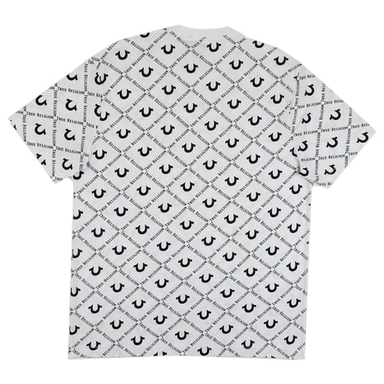 True Religion 108050 Mens T Shirts Short Sleeve Dimond HS AO Print Summer Tee - Image 3