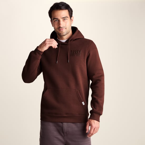 Whalley Mens Supersoft Hoody - Chestnut Brown - Image 3