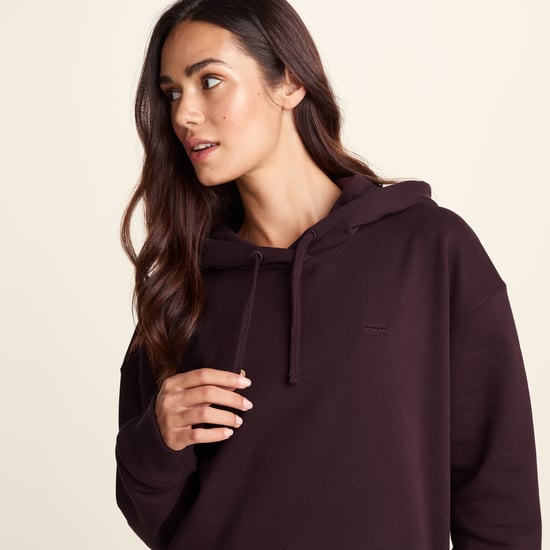 Meera Womens 100% Cotton Relaxed Fit Hoody - Huckleberry - Image 6