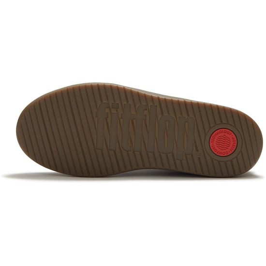 Fitflop The Dash T-Toe Leather Women's Dark Merlot/Urban White Trainers - Image 2