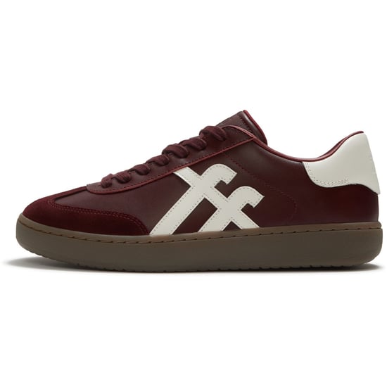 Fitflop The Dash T-Toe Leather Women's Dark Merlot/Urban White Trainers - Image 4