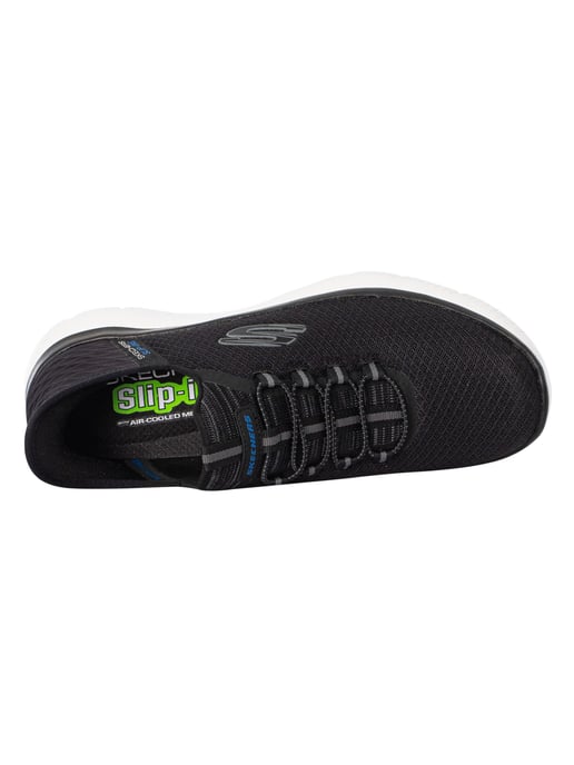 Skechers Slip-ins Summits High Range Trainers, Black - Image 6