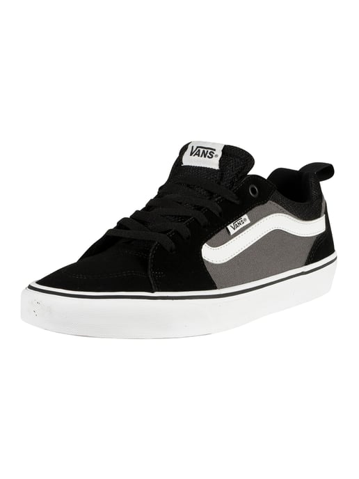 Vans Filmore Suede Canvas Trainers, Black - Image 1