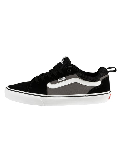 Vans Filmore Suede Canvas Trainers, Black - Image 2