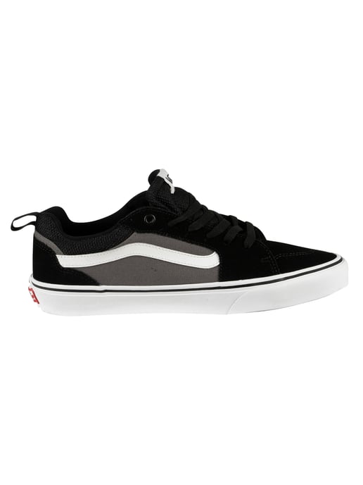 Vans Filmore Suede Canvas Trainers, Black - Image 3