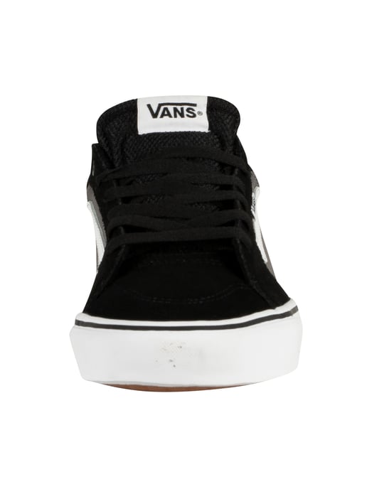 Vans Filmore Suede Canvas Trainers, Black - Image 4