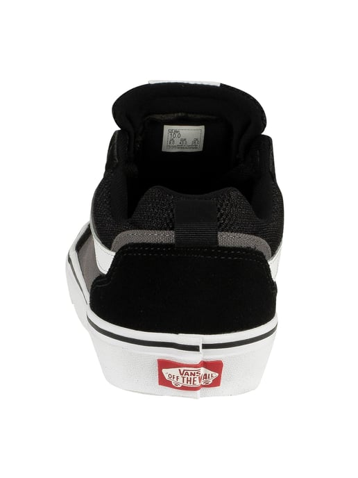 Vans Filmore Suede Canvas Trainers, Black - Image 5