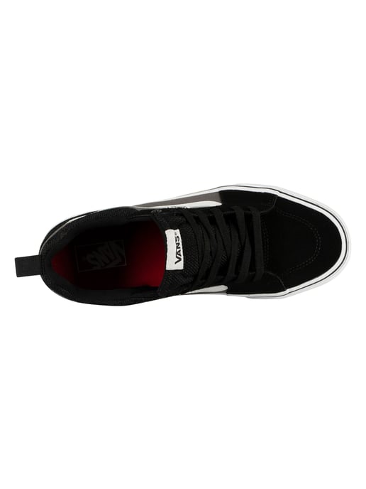 Vans Filmore Suede Canvas Trainers, Black - Image 6