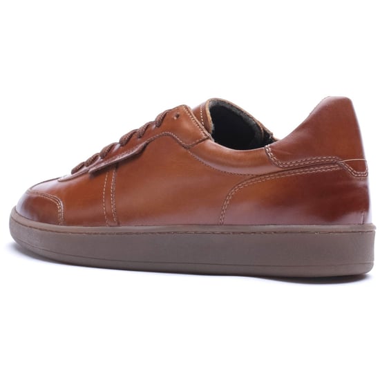 Base London Tucker Leather Men's TAN Trainers - Image 2