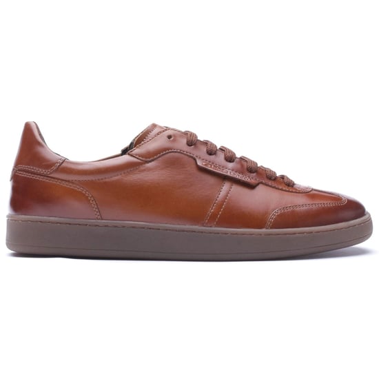 Base London Tucker Leather Men's TAN Trainers - Image 5