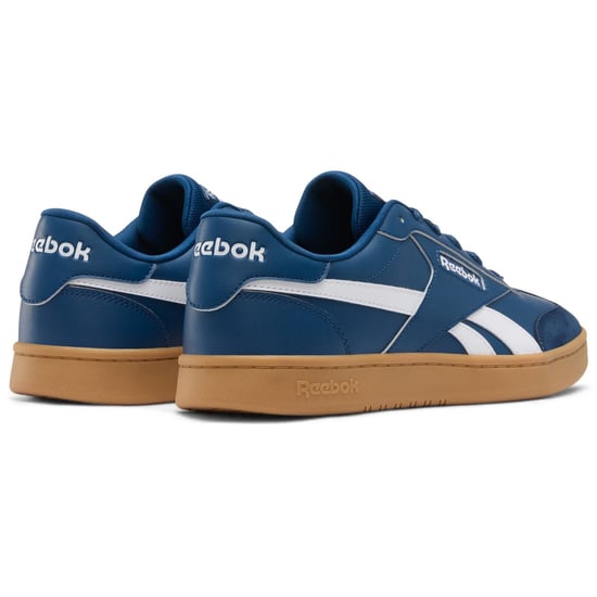 Reebok Forte Lounger Leather Men's Blue/White Trainers - Image 2