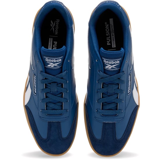 Reebok Forte Lounger Leather Men's Blue/White Trainers - Image 4