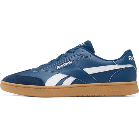 Reebok Forte Lounger Leather Men's Blue/White Trainers - Image 5