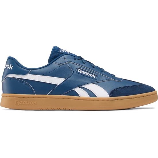 Reebok Forte Lounger Leather Men's Blue/White Trainers - Image 6