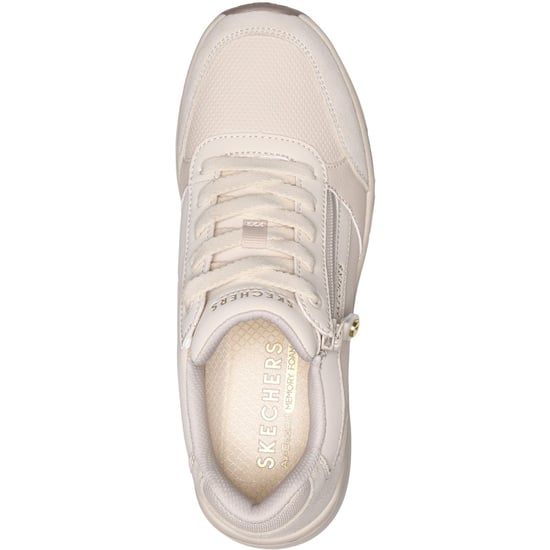 Skechers Billion Flex Luxe Up Läder Dam Sneakers - Image 3