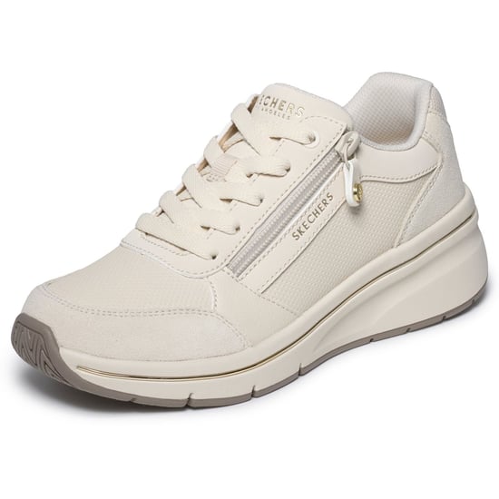 Skechers Billion Flex Luxe Up Läder Dam Sneakers - Image 5