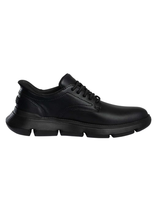 Skechers Instappers Garza Leren Sneakers, Zwart - Image 3