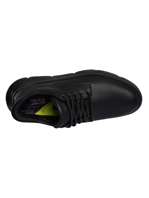 Skechers Instappers Garza Leren Sneakers, Zwart - Image 6