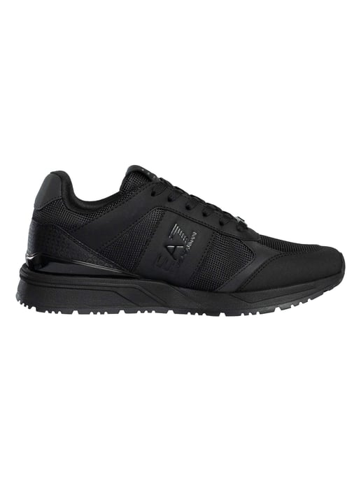 EA7 Mesh Logo-Sneakers, Zwart - Image 3