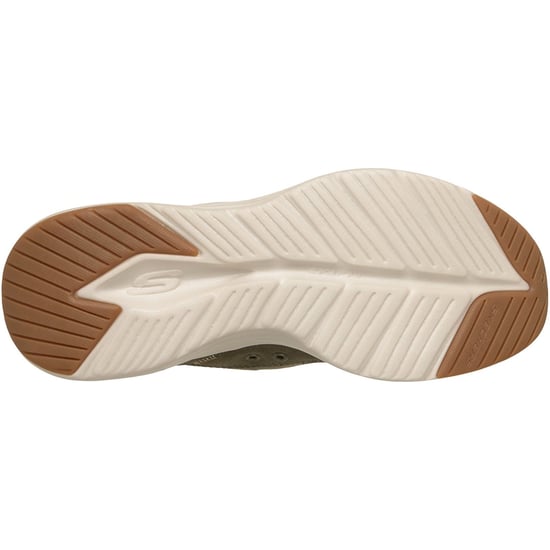 Skechers Contour Foam - Bekväm Passform Läder/Polyester Dam Olive Träningsskor - Image 2