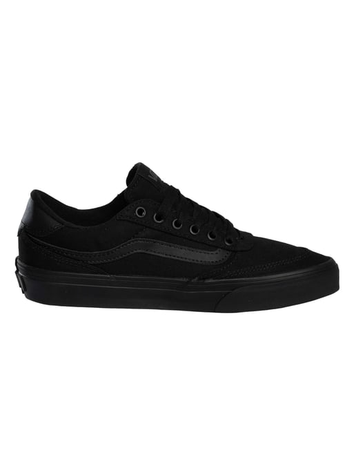 Vans Brooklyn Canvas-Sneakers, Zwart - Image 3