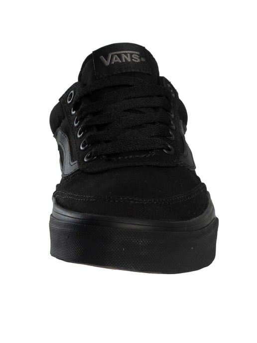 Vans Brooklyn Canvas-Sneakers, Zwart - Image 4