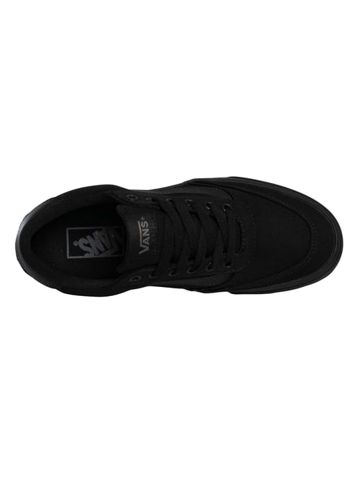 Vans Brooklyn Canvas-Sneakers, Zwart - Image 6
