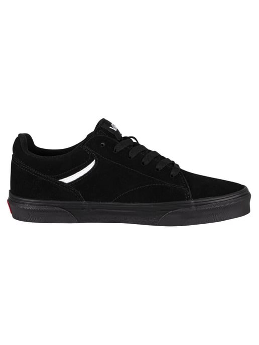 Vans Seldan Suède Sneakers, Zwart - Image 3