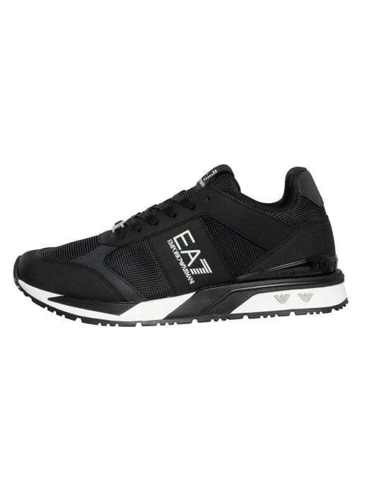 EA7 Mesh Logo-Sneakers, Zwart - Image 2