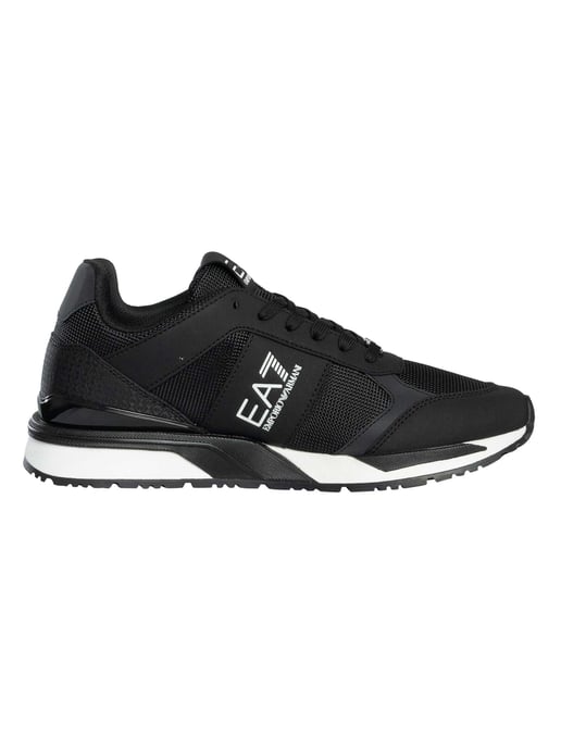 EA7 Mesh Logo-Sneakers, Zwart - Image 3
