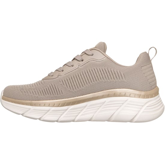Skechers Bobs B Flex Hi Flying Textile Women's Taupe/Gold Trainers - Image 4