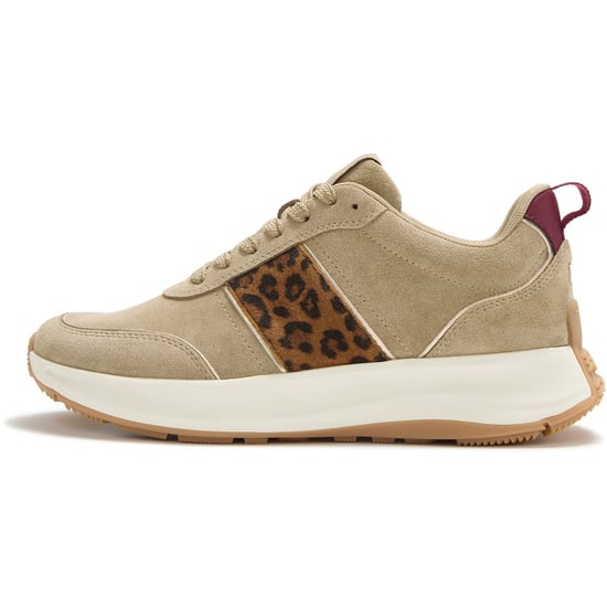 Fitflop F-Mode Flow Suede Women's Cappuccino Trainers - Image 4