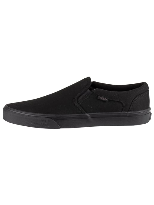 Vans Asher Canvas Trainers, Zwart - Image 2