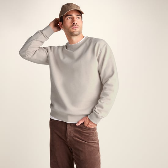 Dolan Mens Supersoft Crew Neck Sweatshirt - Buttercream Melange - Image 3