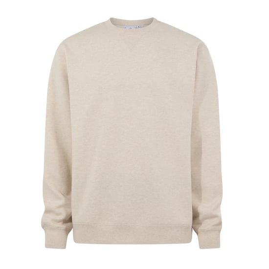 Dolan Mens Supersoft Crew Neck Sweatshirt - Buttercream Melange - Image 5