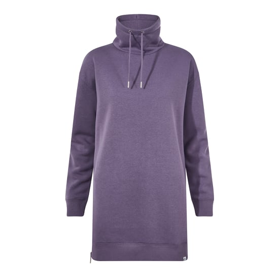 Drakeford Womens Supersoft Longline Sweat - Smokey Purple - Image 5