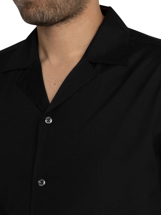 HUGO Ellino T-Shirt Met Korte Mouwen, Zwart - Image 4