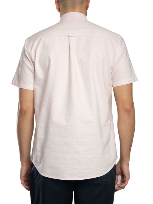 Lyle & Scott Oxford-Shirt Met Korte Mouwen, Roze - Image 3