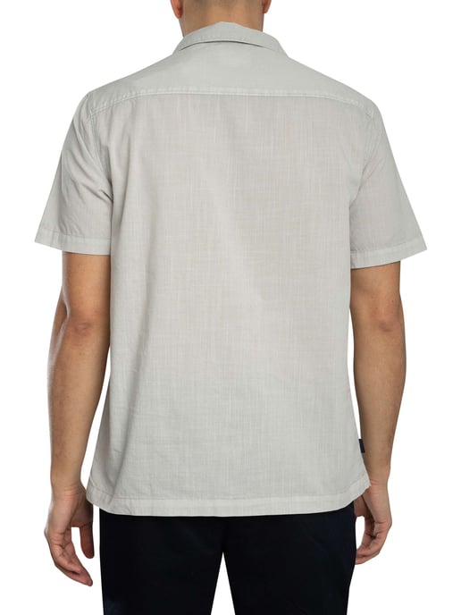 Superdry Cabana Shirt Met Korte Mouwen, Grijs - Image 3