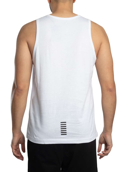 EA7 Slim Vest Met Logo, Wit - Image 3