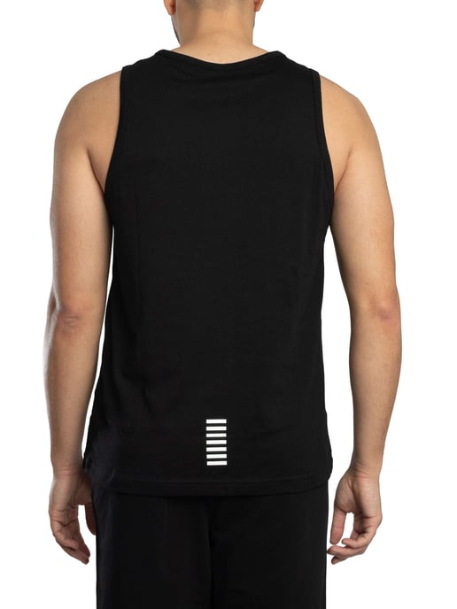 EA7 Slim Vest Met Logo, Zwart - Image 3