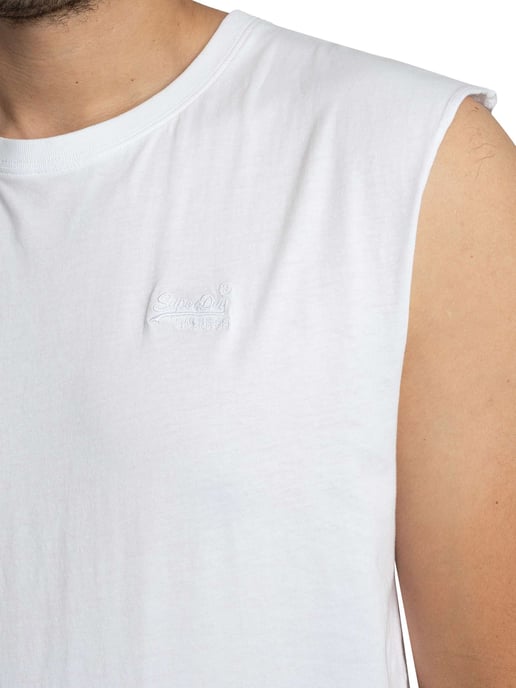 Superdry Essentiële Tanktop Met Logo, Wit - Image 4