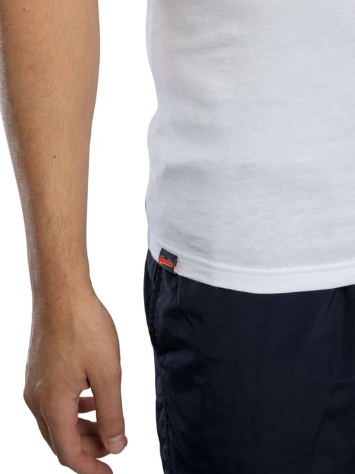 Superdry Essential Logo Vest, White - Image 5