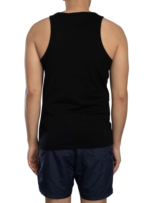 Superdry Essential Logo Vest, Black - Image 3