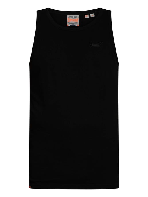 Superdry Essential Logo Vest, Black - Image 6